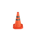 Manufacture of collapsible/folding/retracable traffic safety cone with size 500mm/600mm/700mm